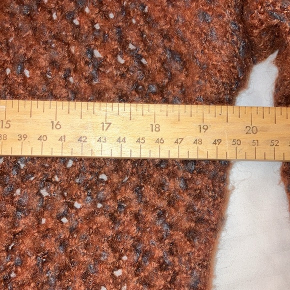 Small Women’s Soya concepts Cozy mohair / wool blend Brown Knit Sweater. - Picture 13 of 16